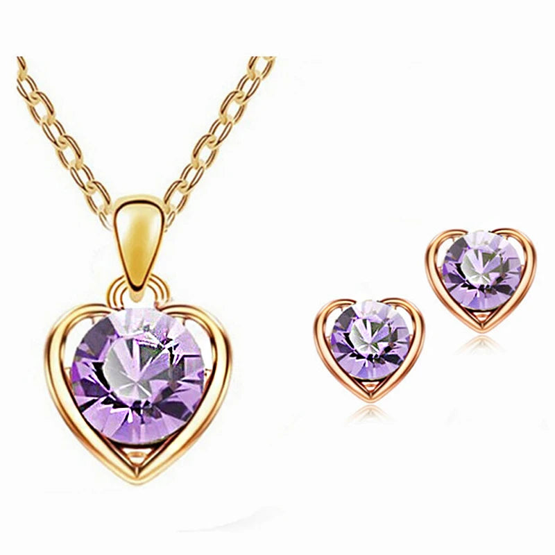 Gold Color Simulated Pearl Jewelry Set