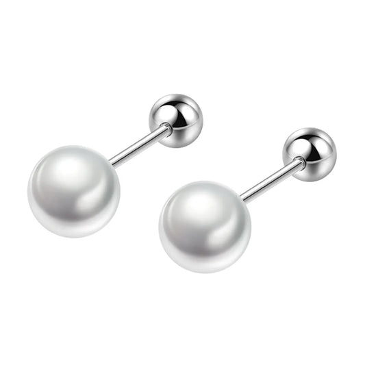 Luxury 925 Sterling Silver Pearls Earrings